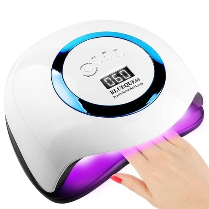 168W Lampe UV Sèche Ongles Professionnel, Lampe UV LED Ongles Gel, Capteur Automatique,4 Minuteries, 42 LEDs, LAMPE UV MANUCURE