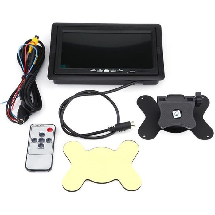 HD 7' Écran de moniteur LCD TFT couleur caméra de recul caméra de recul LCD