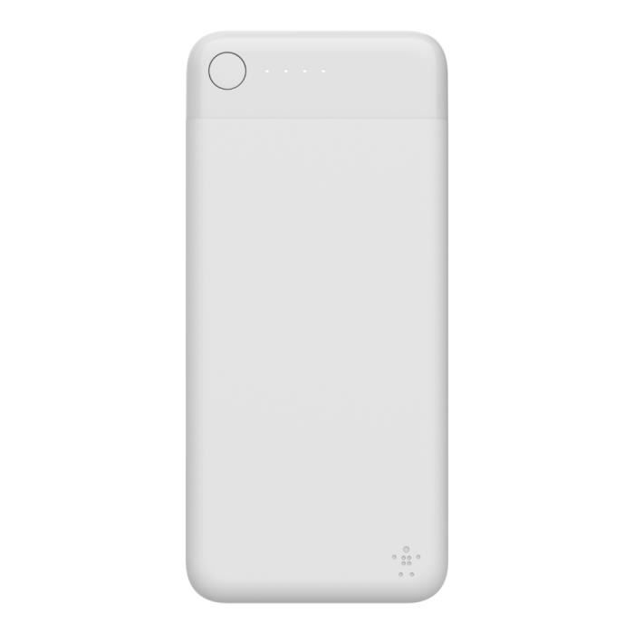 BELKIN BAT EXT 5K LGT + câble + connect lightning - Blanc