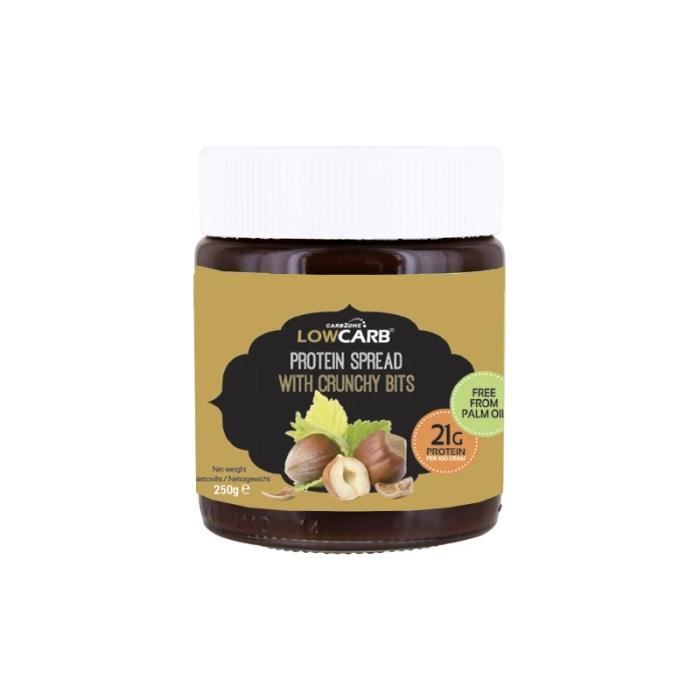 Pâte À Tartiner Aux Noisettes Croustillantes 250 G Carbzone