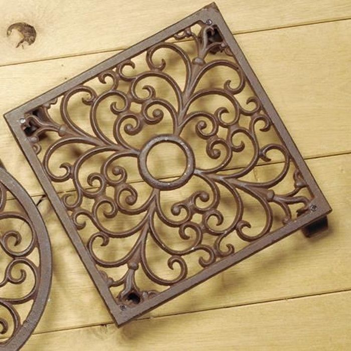 ESSCHERT DESIGN CHARIOT POUR PLANTES 29X29CM FONTE