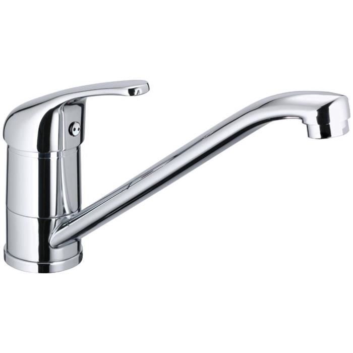 EUROSANIT Mitigeur d'évier bas NF Tilt - Chrome