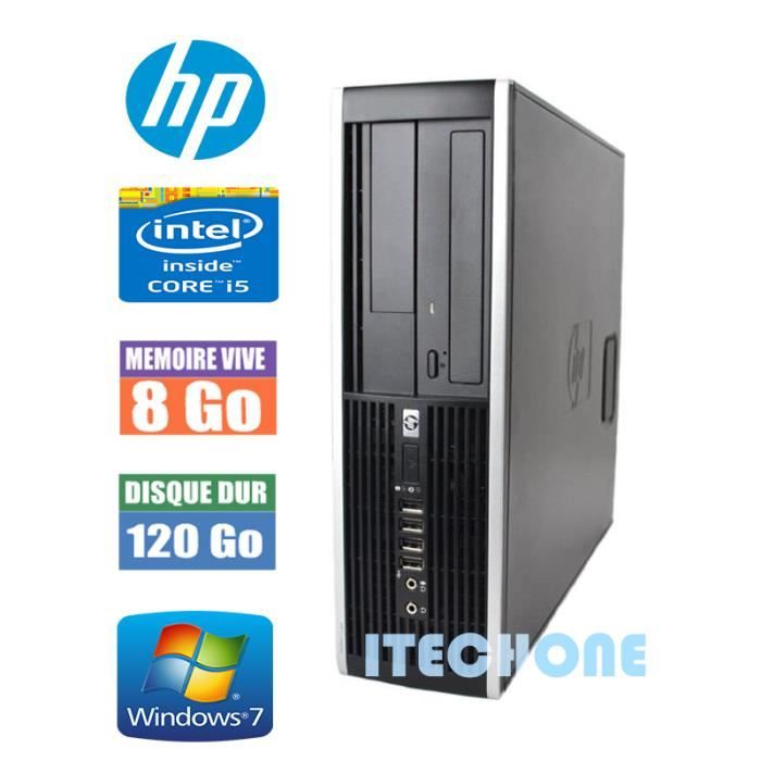 HP Elite 8300 SFF - Core i5-3470 - 8Go - 120Go SSD