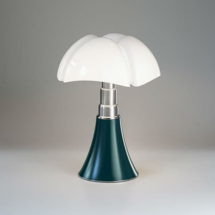 PIPISTRELLO MEDIUM-Lampe Dimmer LED pied télescopique H50-62cm Vert Agave Martinelli Luce - designé par Gae Aulenti H ajustable :