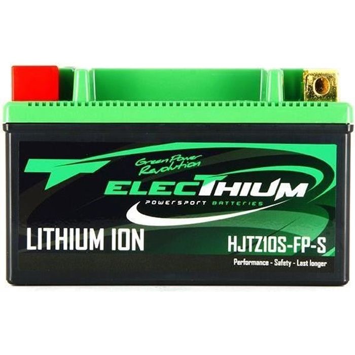 Batterie Lithium Electhium pour Moto Honda 1000 CBR 2008 à 2015 YTZ10S-BS / HJTZ10S-FP-S / 4Ah