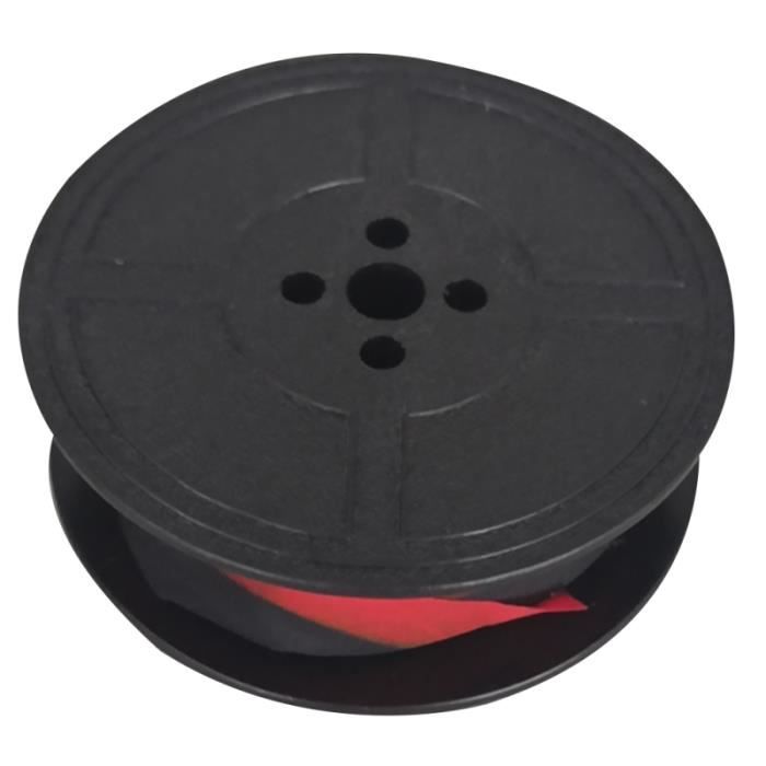 Ruban universel rouge noir compatible pour le ruban d'encre ROVER Typewriter RUBAN THERMIQUE - PAPIER THERMIQUE