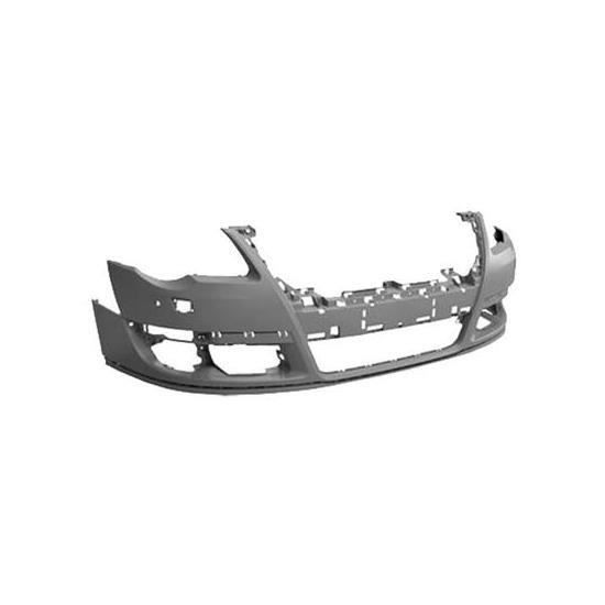 Pare chocs avant pour VOLKSWAGEN PASSAT B6 2005-2010, trous lave phares + trous capteurs radar, Neuf.