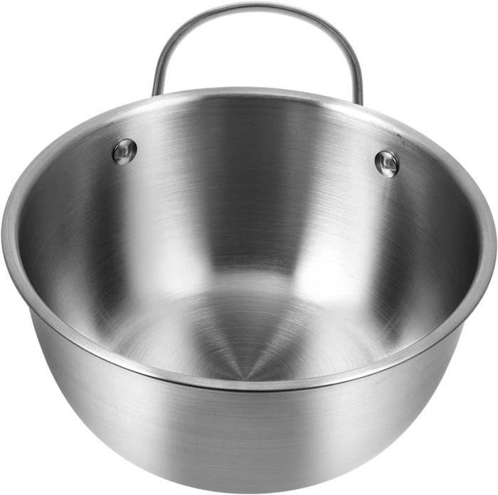 HENDI Bol à Mélanger 3L En Inox Avec Base Antidérapante - Saladier Multifonction