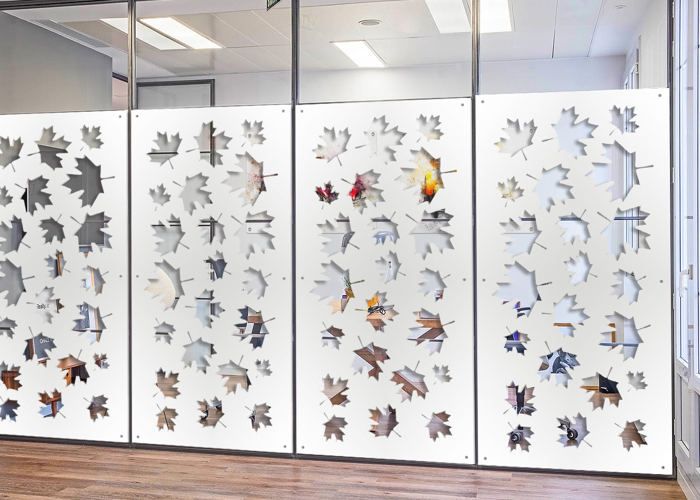 Panneau Vitrail Papillons 24 X 18 Pouces - Attrape-soleil Multicolore Déco Fenêtre