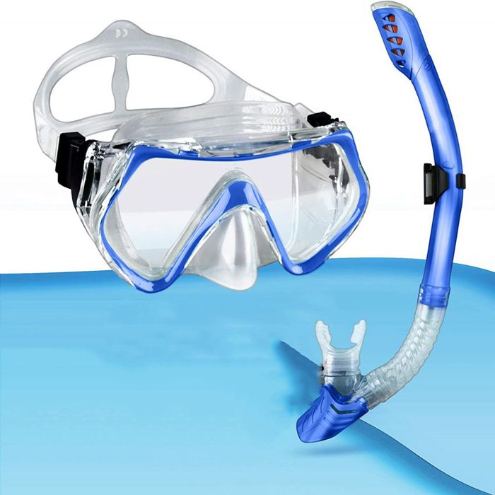 SALVAS Ensemble Enfant Easy Diving Masque + Tuba Masque de Plongée Lun
