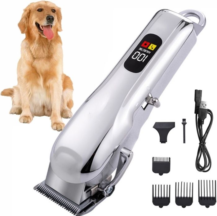 Meilleurs prix pour Tondeuses pour chiens chat , Poil Long Epais robustes à faible bruit  sans fil outils de toilettage pour animaux de compagnie