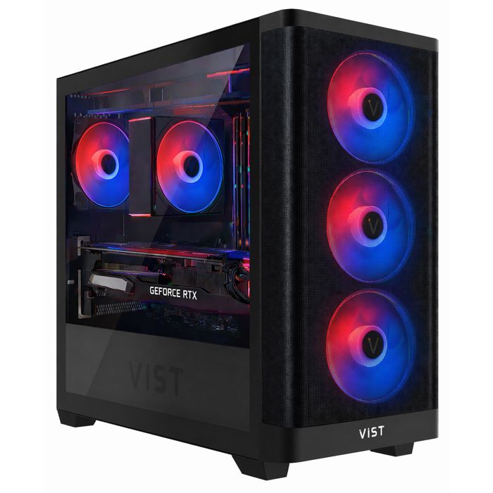 VIST PC Gaming Ryzen 7 5700X - RAM 32Go - RX 7600   - SSD 1To M.2 - Windows 11 Pro