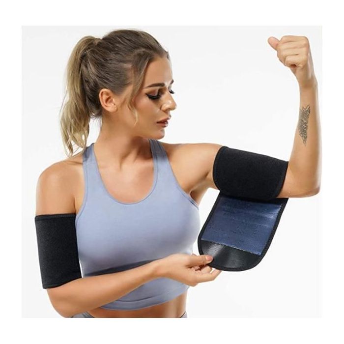 Bandes Amincissantes Pour Bras – Brassards De Sudation Sauna, Manchons Fitness, Anti-Transpiration, Élastiques, Pour Perte De Poids Et Raffermissement