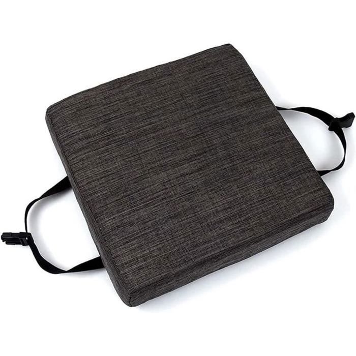 Coussin de chaise épais de 5-8 cm antidérapant carré pour tabouret dintérieur ou dextérieur 31 x 31 x 5 cm gris foncé375