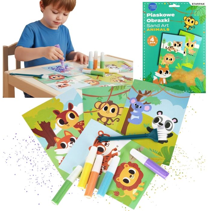 Kit De Construction Avec Sable Magique 1KG - 9 Voitures, 20 Panneaux, Outils, Château - Jouet Sensoriel 3-8 Ans - 2