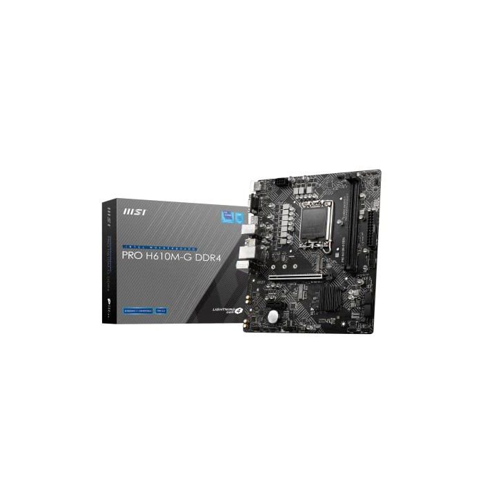 msi carte mere pro h610m g wi fi - vue 3