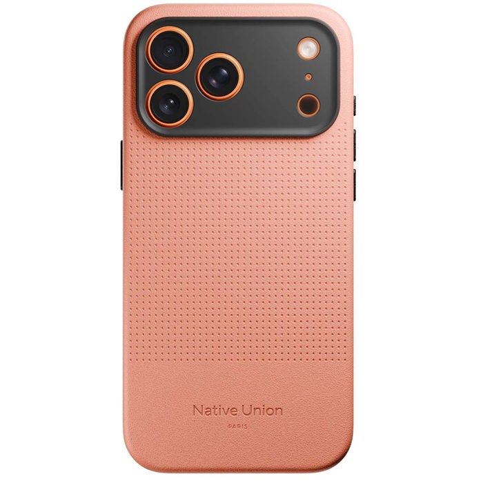 NATIVE UNION Coque MagSafe iPhone 17 Pro Max S&eacute;rie Active Case Ultra Renforc&eacute; Orange