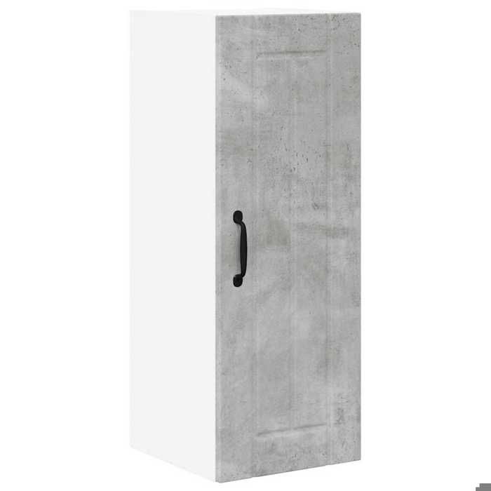 BEL-ACHAT* Meuble de stockage Moderne - design bas - Colonne de cuisine Gris béton 30x31x80cm Bois dingénierie @Promo3920870