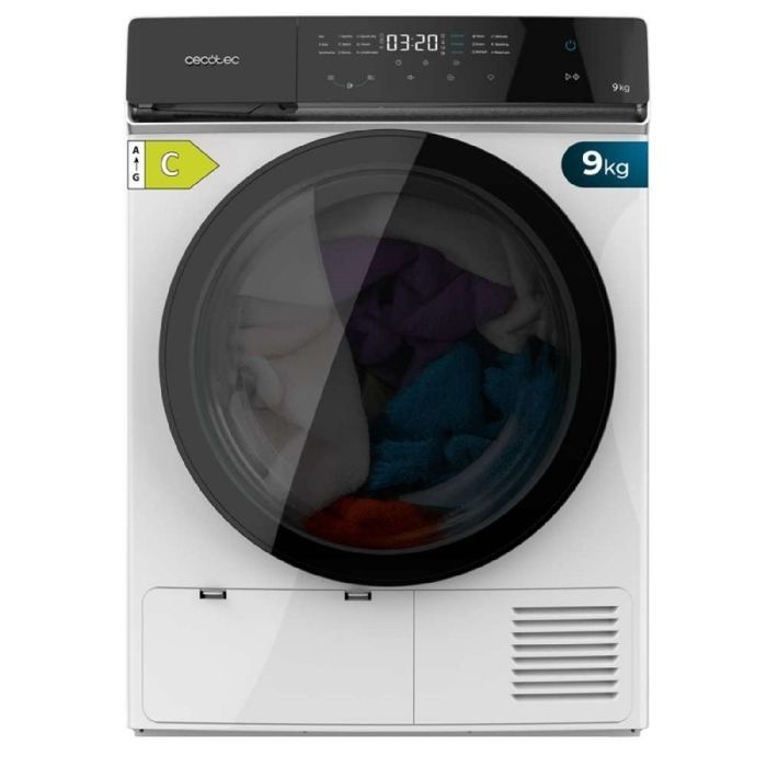 Cecotec Sèche-linge à pompe à chaleur 9 kg Bolero DressCode Dry 9400 Inverter classe équivalente A+++ 15 programmes - Cecotec