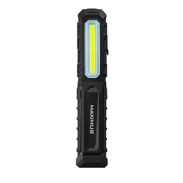 MAXIMUS - MWKL030 - Lampe torche LED 3 Watts Multifonctions 200 + 50 lm IP20 Batterie rechargeable 3.7V 500mAh 14650 incluses MAXIMUS - MWKL030 - Lampe torche LED 3 Watts Multifonctions 200 + 50 lm IP20 Batterie rechargeable 3.7V 500mAh 14650 incluses