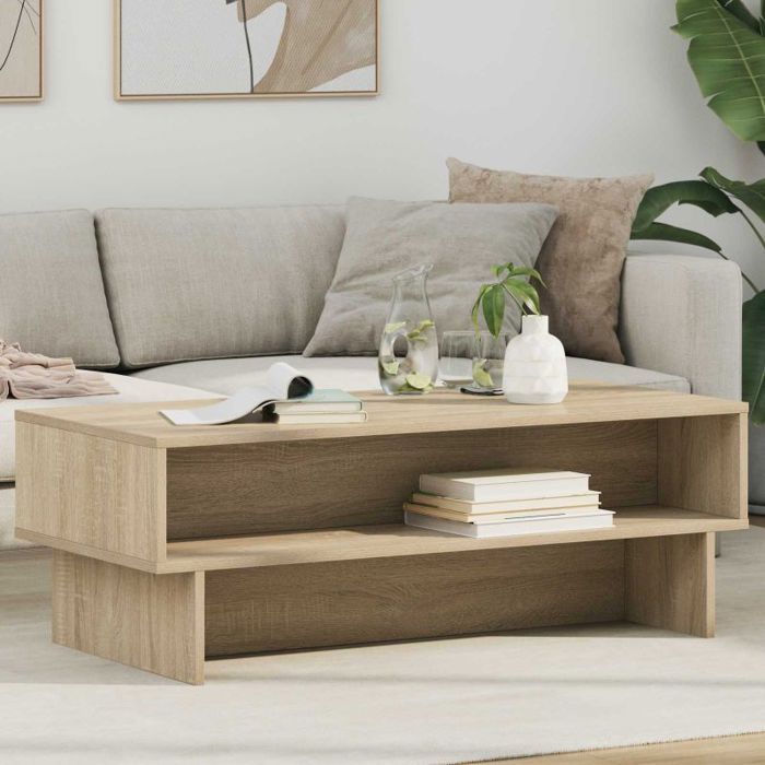 Table basse Vidaxl Table basse Chêne Sonoma 100 x 46 x 35 cm Bois dingénierie