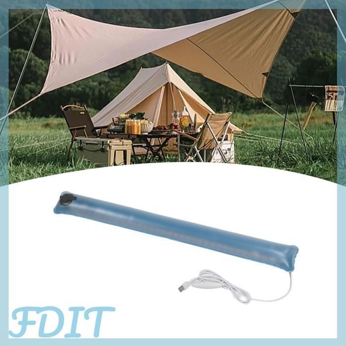 GOTOTOP Lanterne LED de Camping Gonflable et Pliable – 1200 Lumens Bleue – Portable Rechargeable USB & Magnétique