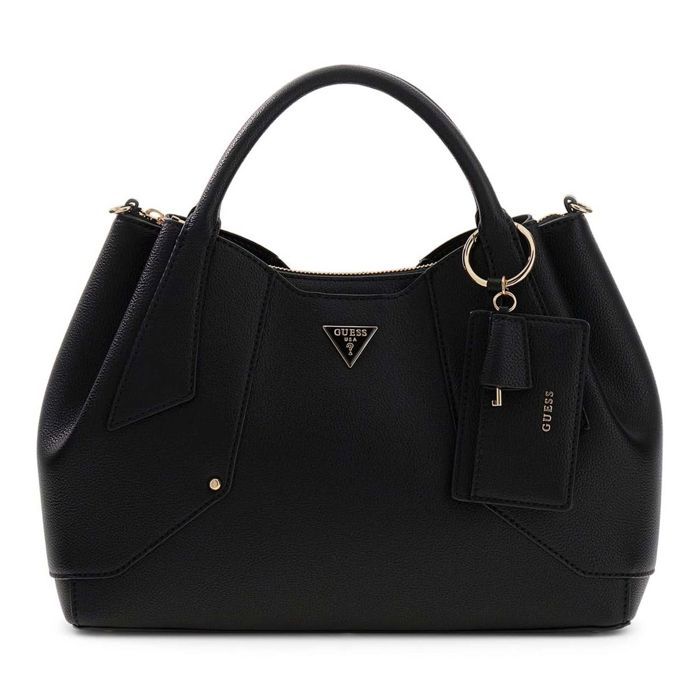 GUESS Sac à main noir pour femme - Darcy Girlfriend Satchel 335353