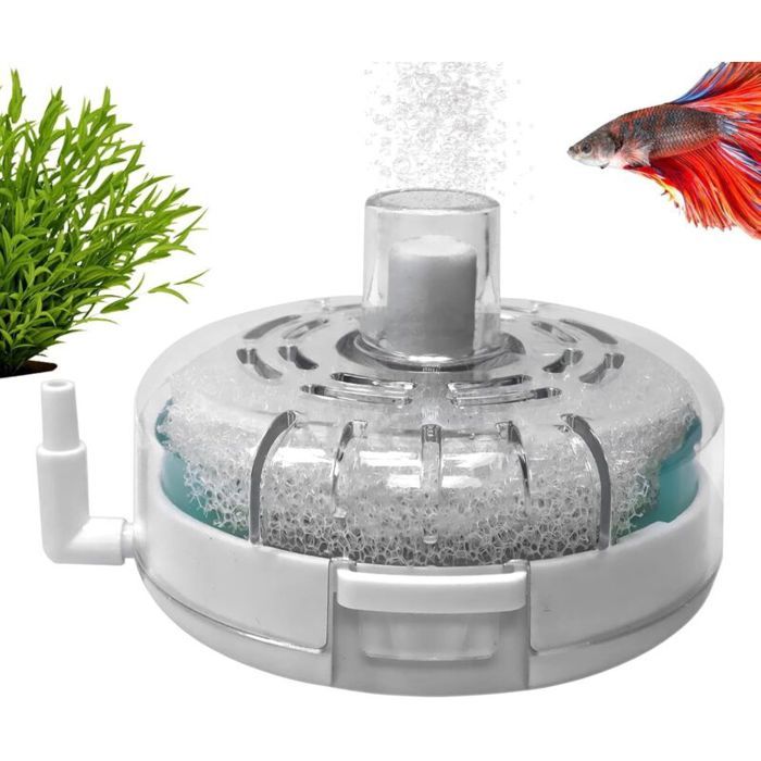 Meilleurs prix pour Filtre et Pompe Aérateur pour Petit Aquarium/Bocal Système pour Tortues Crevettes et Poissons (Eau Douce/Salée) .