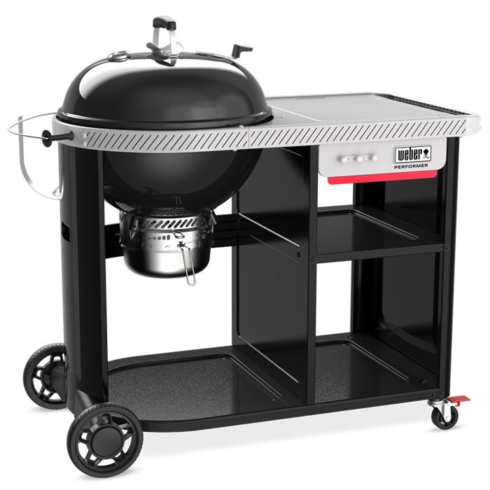 Barbecue Charbon De Bois Weber Performer Premium 57 Cm – Chariot Haut De Gamme