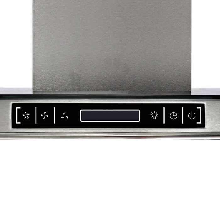 EN SOLDE*Meuble de cuisine -Hotte - MONNA - HOTTE ASPIRANTE - avec affichage LCD@572969