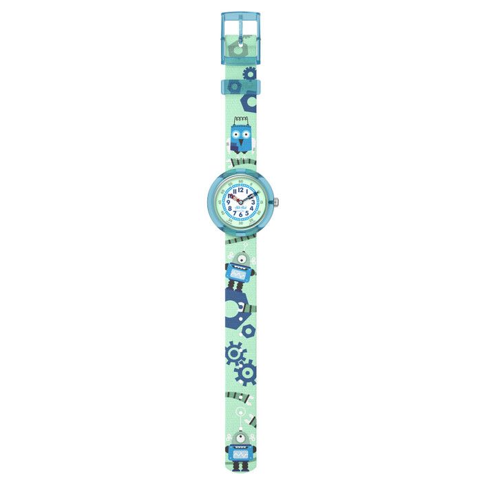 Montre enfant - FLIK FLAK - Flik Flak Beep Beep Beep - Motif Véhicules - Cadran éducatif 31 8 mm - Apprentissage de lheure