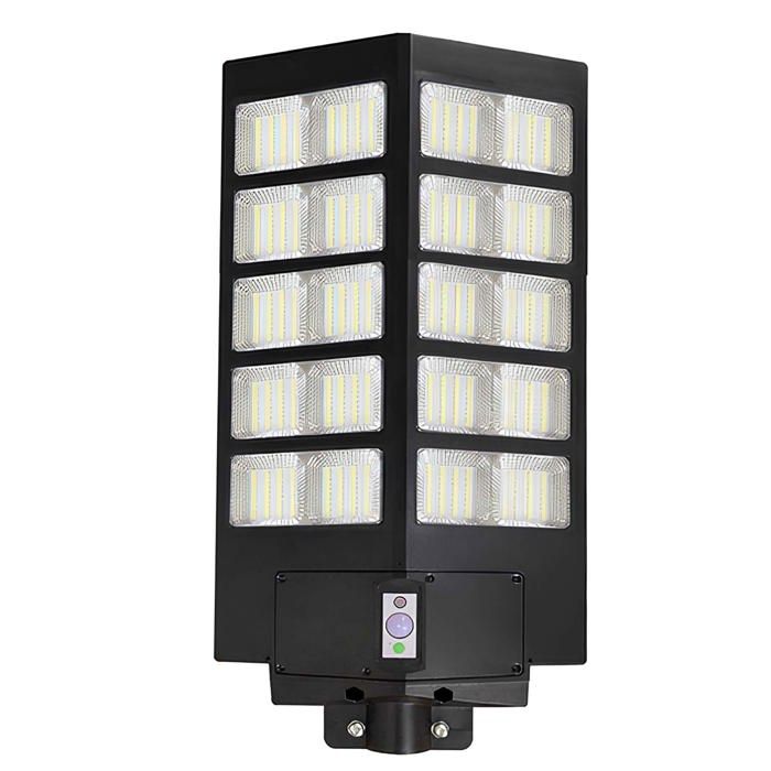 Lanterne Solaire Extérieur LED 16W avec Détection Mouvement Intelligent IP44 Noir Lanterne Solaire Extérieur LED 16W avec Détection Mouvement Intelligent IP44 Noir