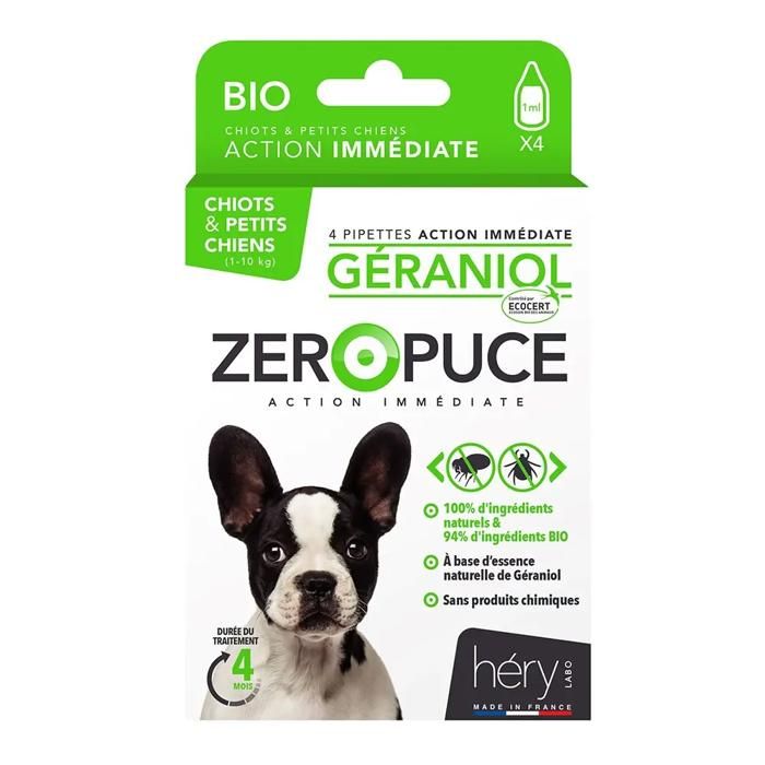 Hygiène de la traite anti-parasitaire pour chien Héry