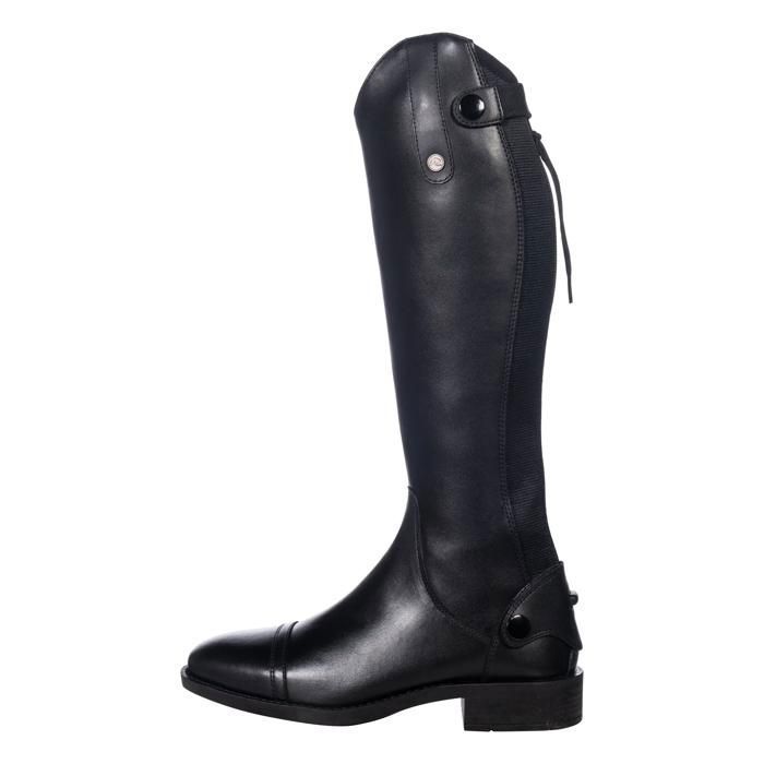 Bottes déquitation en cuir fille HKM Julie Long/Extra slim - schwarz