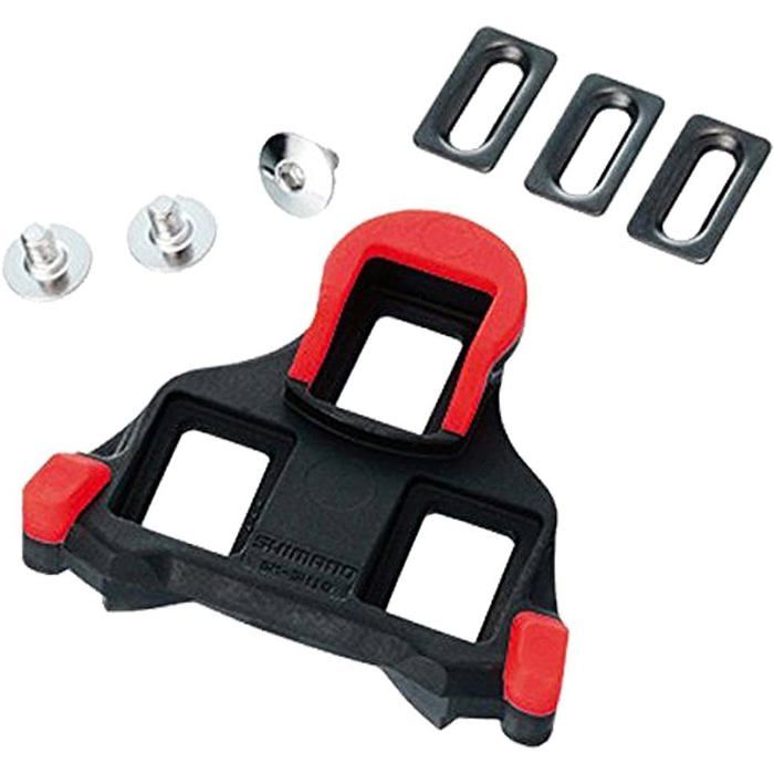 Cales Shimano SPD-SL - Lot de 3 Paires - Rouge Jaune Bleu - Pour Chaussures de Cyclisme sur Route RATELIER