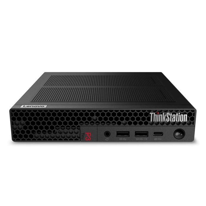 LENOVO THINKSTATION P3 Tiny CPU Intel Core i5-14500T RAM 16 Go DDR5 SSD 512 Go NVMe C.graphique NVIDIA T1000 8 Go DDR6 WIN11 PRO