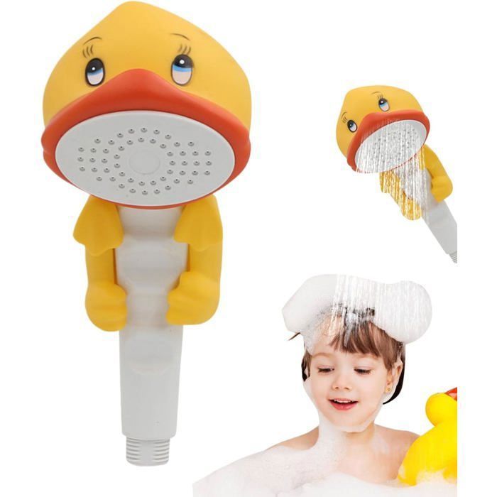 Pommeau de douche Baignoire Jouet de pulvérisation deau Pommeau de douche à main pour bébé Accessoire de bain amusant créatif