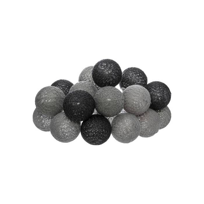 Guirlande pile 16 boules Soft D3 5cm - Atmosphera Créateur dintérieur