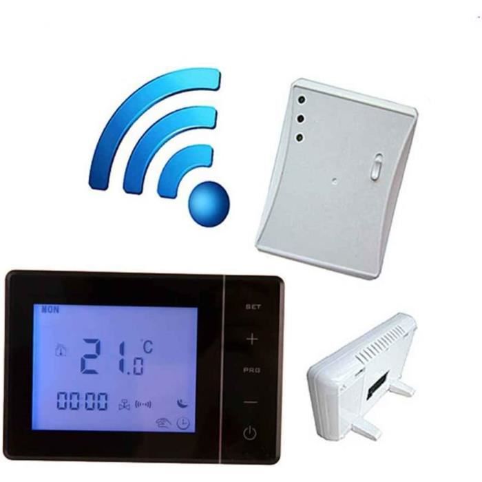 Chaudière gaz sans Fil 433MHz Thermostat RF Contrôle 5A Chaudière