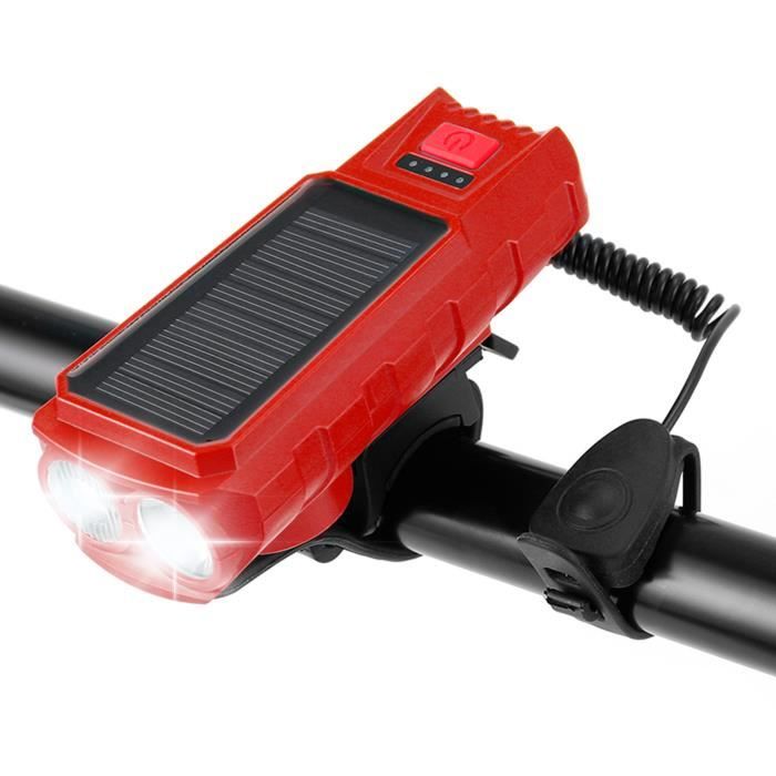 Lampe LED Avant Vélo Aste USB - Modèle BK02 - Éclairage Puissant Pour Guidon