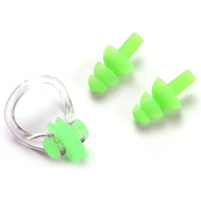 12 X (Multi) Pince-Nez Étanche Natation Anti-Dérapant Bouchon D'Oreille