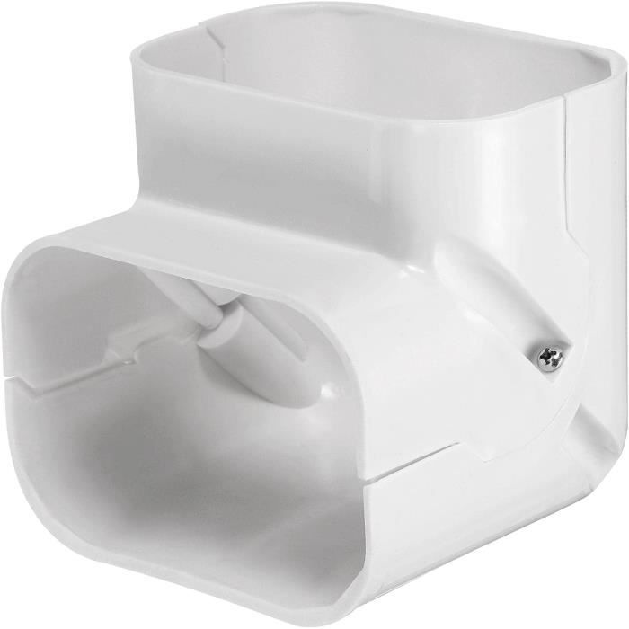 Raccord De Tuyau De Vidange Climatiseur 1.57" - Coude En Plastique Blanc Pour Unités Split Et Fenêtre | Remplacement Accessoire Évacuation Eau Condensation - 9