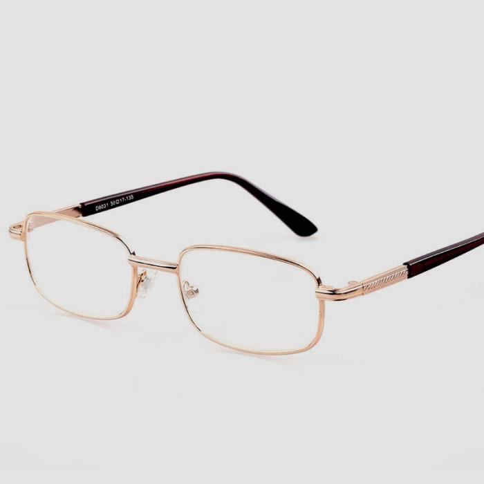 Aore lunettes de lecture en m tal pour hommes verres en verre Anti