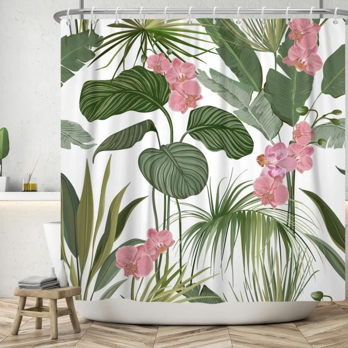 Rideau De Douche 180x180cm Anti Moisissure Impermeable