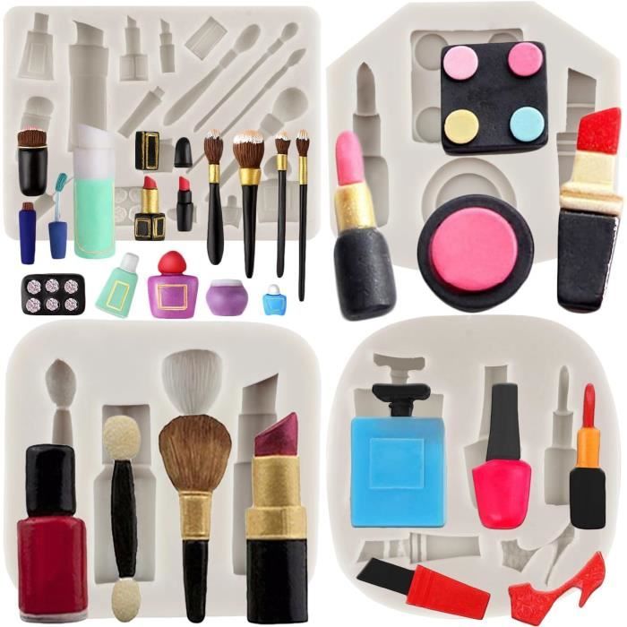 Lot De Moules Multi-usages En Silicone Robuste Pour Bougeoir En Résine