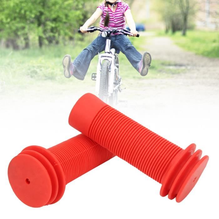 Poignées De Guidon Vélo Lock-on – Caoutchouc Antidérapant, étanches, 4 Couleurs, Pour VTT, BMX, Route Et Vélo électrique