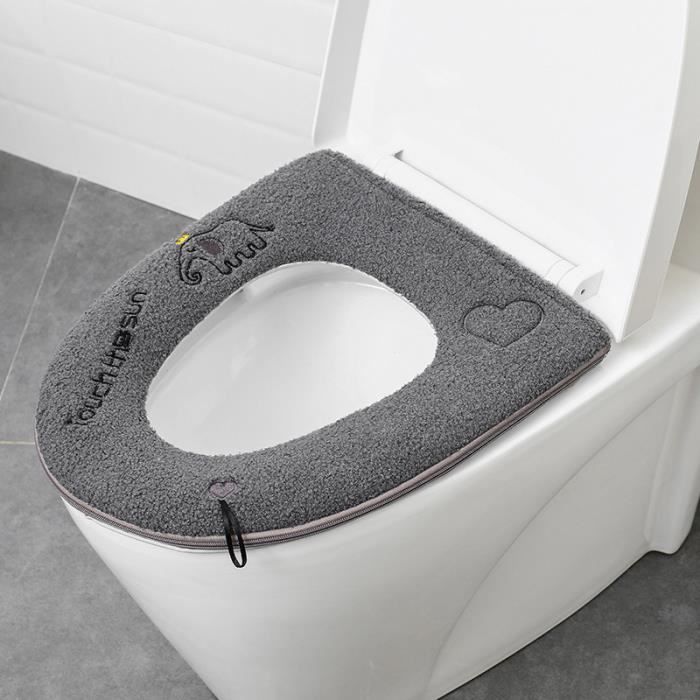 Housse De Cuvette En Peluche Chaude Fond Etanche Couverture Siege De Toilettes Luxe Abattant Wc Coussin Colore Abattant Reservoir Cdiscount Puericulture Eveil Bebe