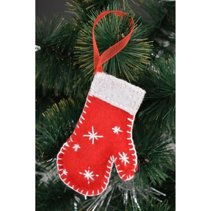 Decoration De Noel Deco Fait Main Moufle Rouge Idee Deco Noel Originale 1380447609 Achat Vente Coffret De Decoration Bientot Le Black Friday Cdiscount