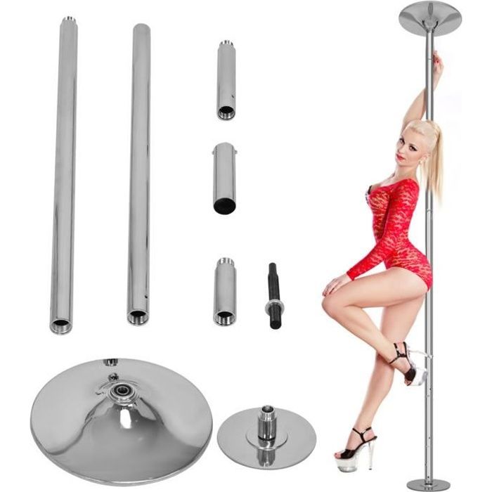 Costway Barre Pole Danse Professionnelle 2 23 2 74 M Diametre 45mm