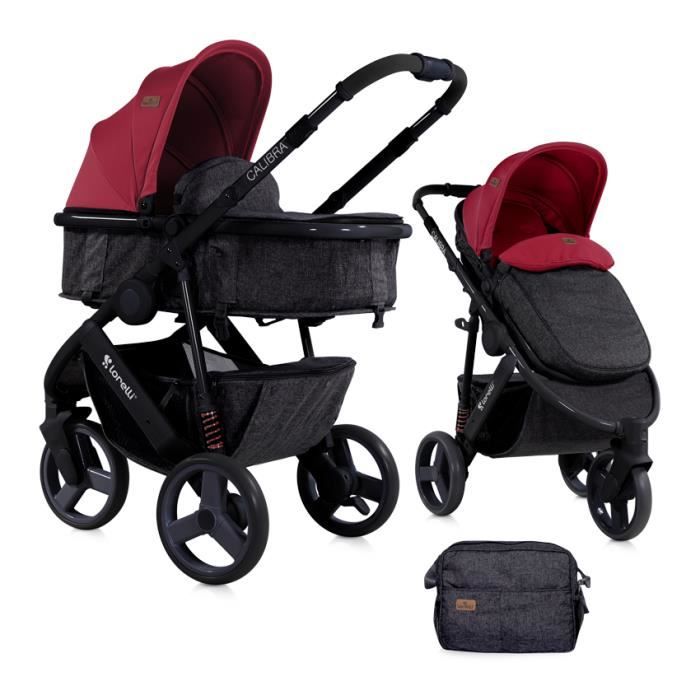 Poussette bébé 3 roues combiné on sale 2en1